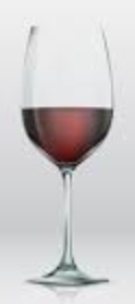 $8 Glass Bakenal Red